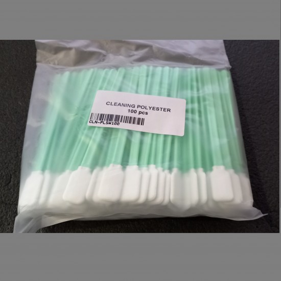 CLEANING POLYESTER  SWABS (Μπατονέτες) (100pcs)