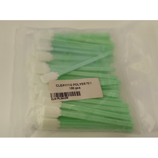 CLEANING POLYESTER  SWABS (Μπατονέτες) (100pcs)