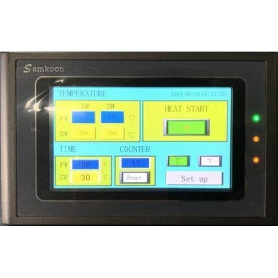 ΠΝΕΥΜΑΤΙΚΗ ΠΡΕΣΑ ΜΟΝΗ 80x110cm 220v PLUGGABLE HEAT PLATEN